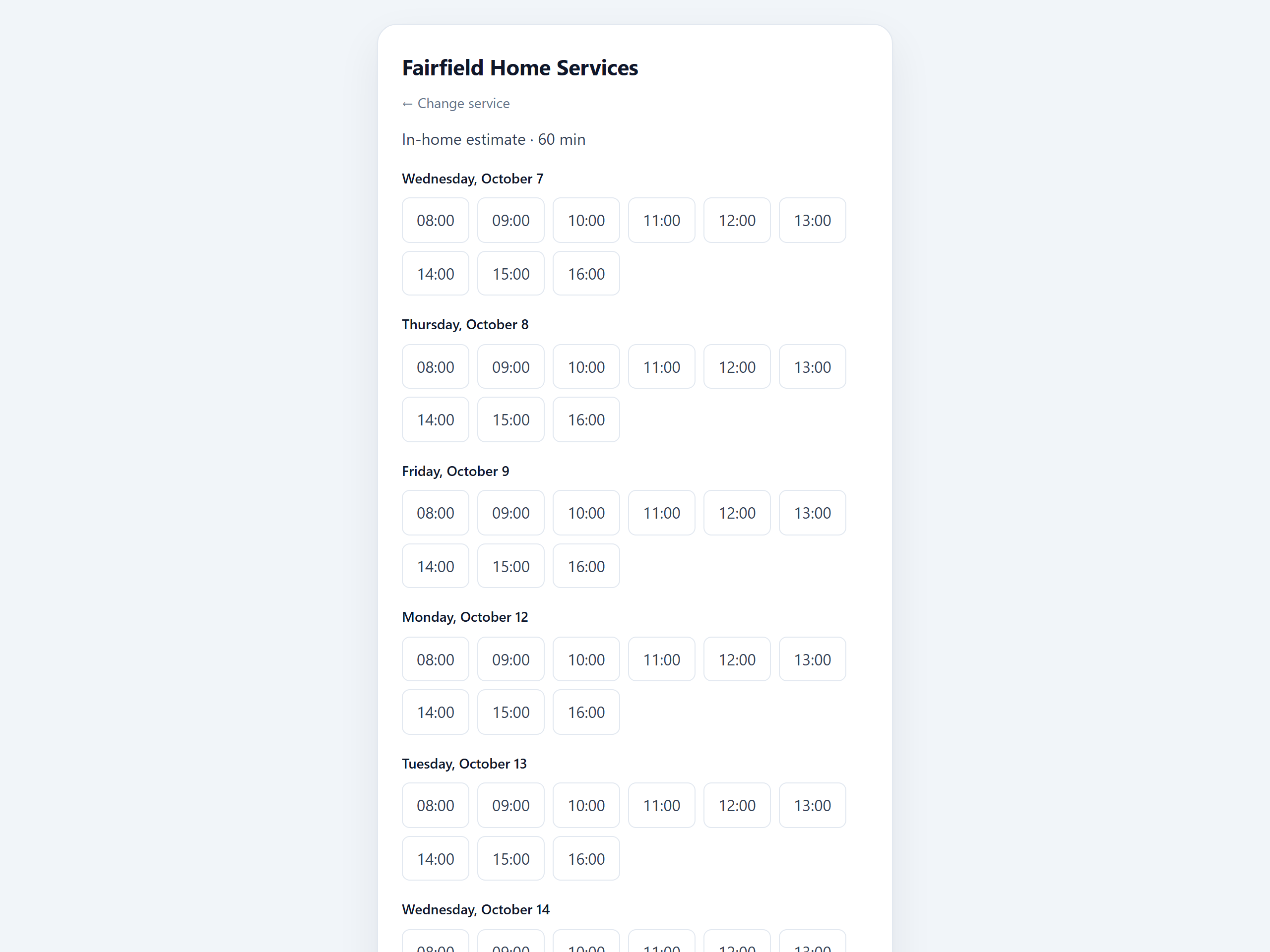 Online Booking Without the Back-and-Forth