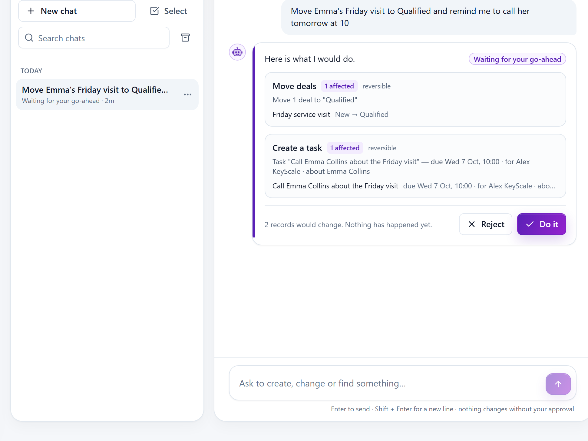 A Copilot That Works the CRM With You